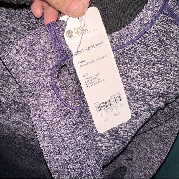 Nwt crz LONG SLEEVE SHIRT SZ M - Picture 2 of 12